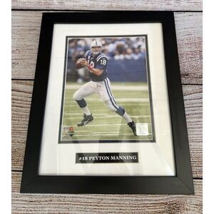 Framed Peyton Manning Photo Indianapolis Colts NFL Football